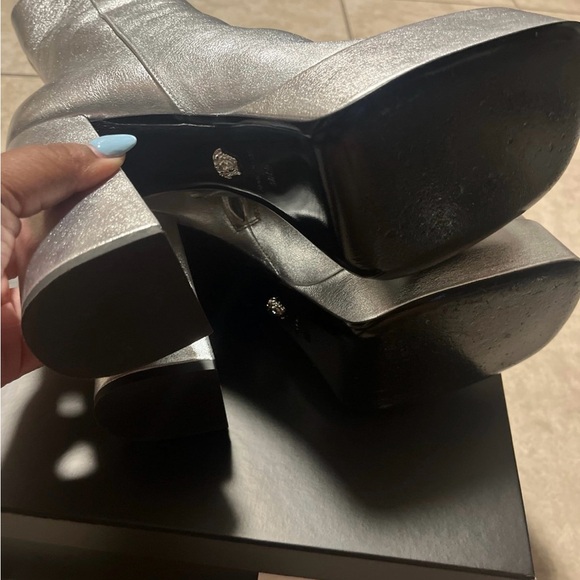 Silver Versace Ankle boots - Picture 6 of 10
